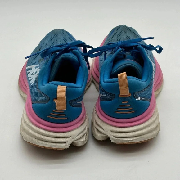 Hoka One One W Bondi 8 Women’s Size 8B 1127954 CSAA coastal Sky Running Shoes - Picture 6 of 12